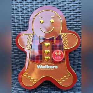 Walkers Mini Gingerbread Men Shortbread Biscuits Cookies Tin 2019